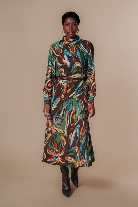The Kennedy Skirt — Signature Floral
