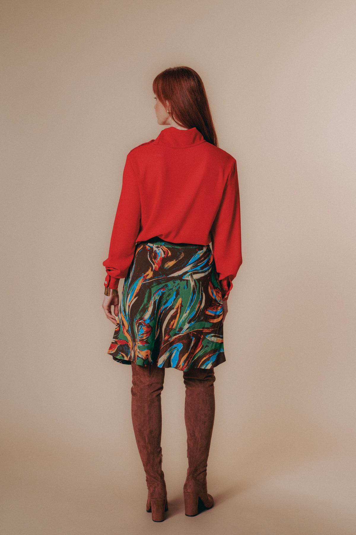 The Kennedy Skirt — Signature Floral