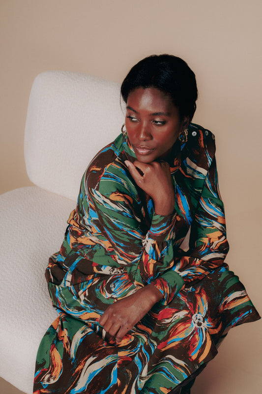 The Kennedy Top — Signature Floral