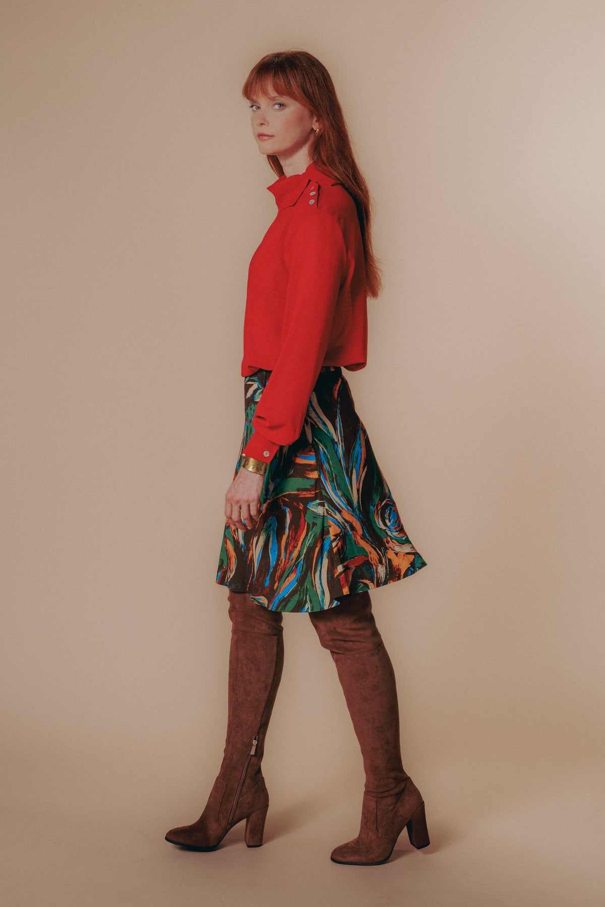 The Kennedy Skirt — Signature Floral