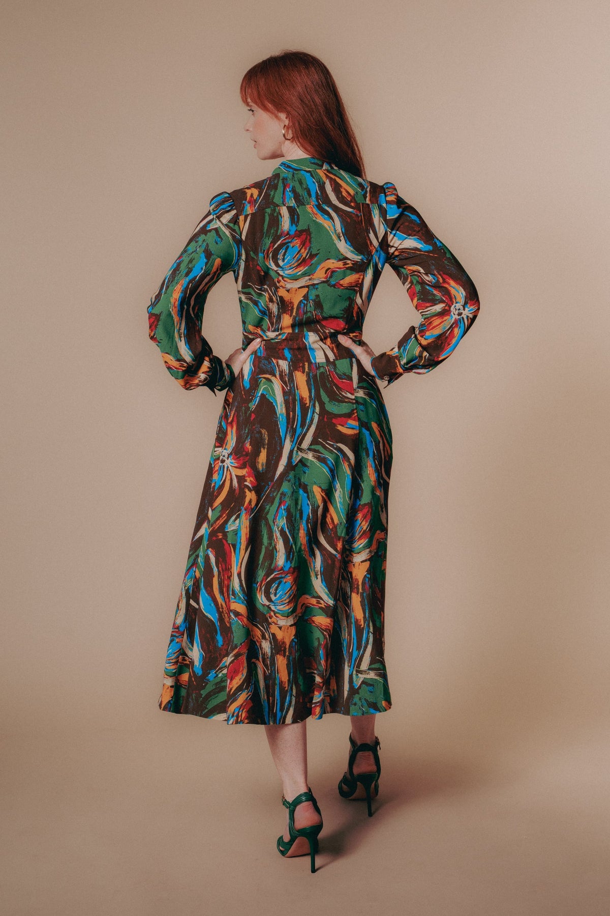 The Sirione Dress — Signature Floral