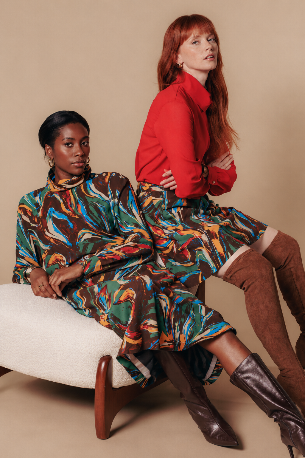 The Kennedy Skirt — Signature Floral
