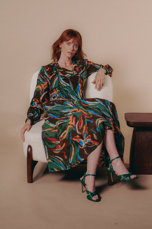 The Sirione Dress — Signature Floral
