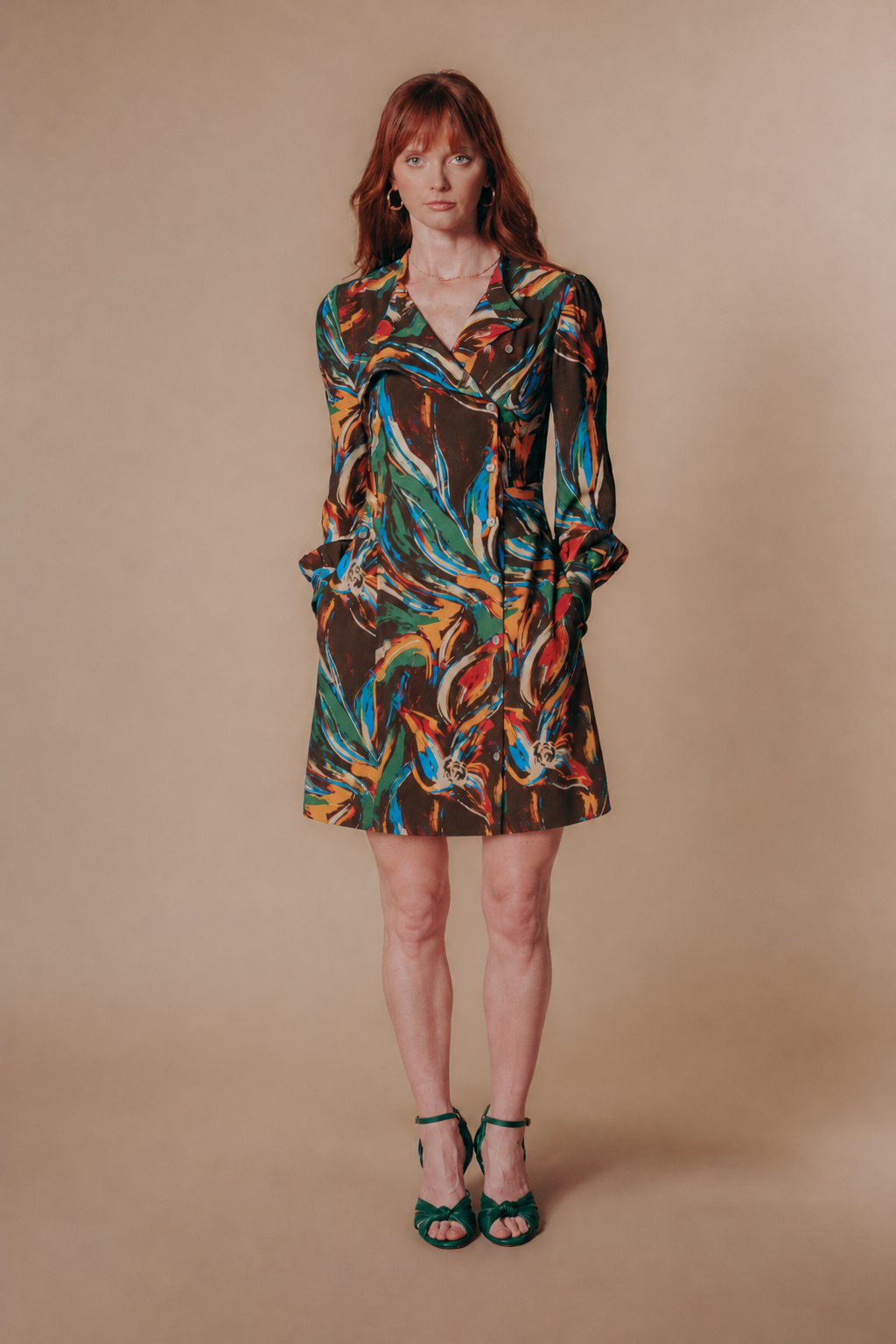 The Sirione Dress — Signature Floral